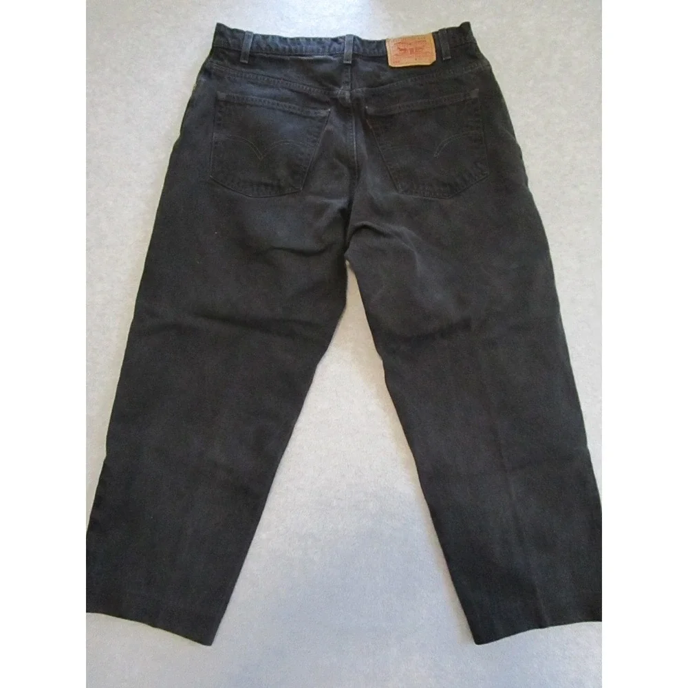 Vintage Levi's‎ Jeans Men's W36 L27 Black 560 Loose Fit Tapered Denim